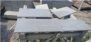 Hot Sales Grinded Bluestone Tiles Light Grey