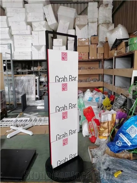 Ceramic Tile Sample Two-Sided Display Stand Rack