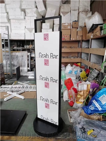 Ceramic Tile Sample Two-Sided Display Stand Rack
