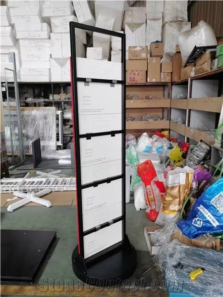 Ceramic Tile Sample Two-Sided Display Stand Rack