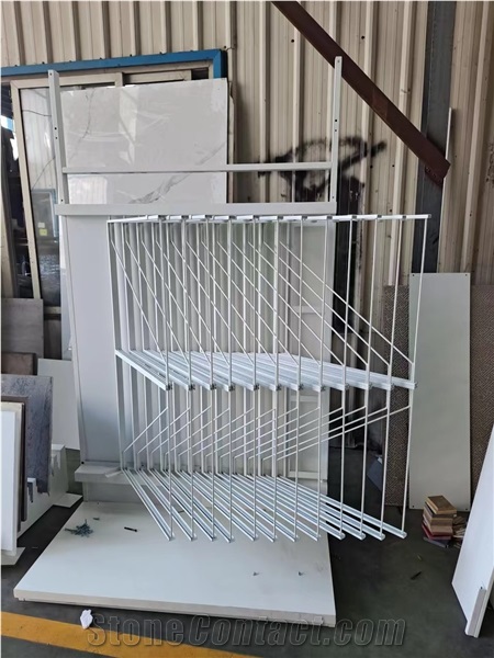 Marblle Granite Stone Sample Flip Display Stand Racks