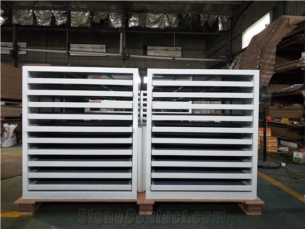 Metal Floor Drawer Display Stand  Showroom Display