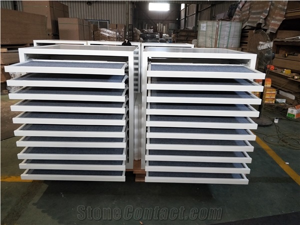Metal Floor Drawer Display Stand  Showroom Display