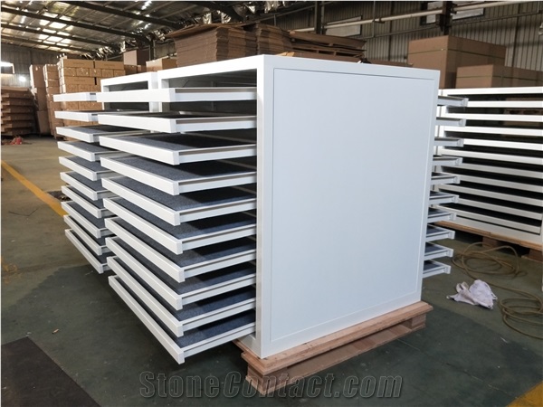 Metal Floor Drawer Display Stand  Showroom Display