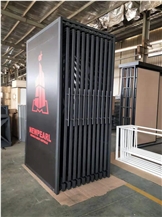 Showroom Slab Tile Metal Display Stand Rack