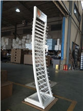 SRL105 -- Granite Marble Stone Sample Display Stand Rack