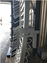 SRL105 -- Granite Marble Stone Sample Display Stand Rack