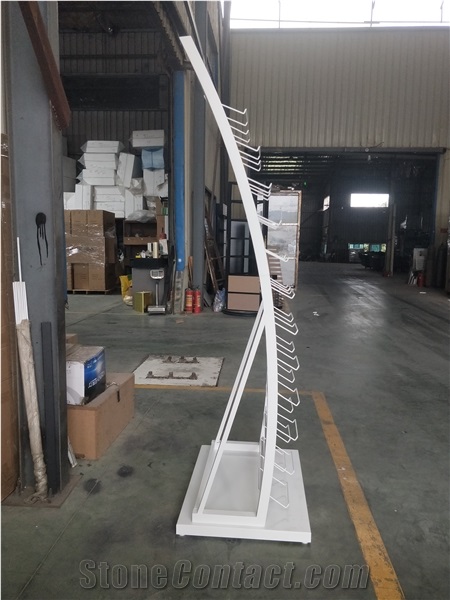 SW017 Courtertop Sample Metal Display Stand Racks