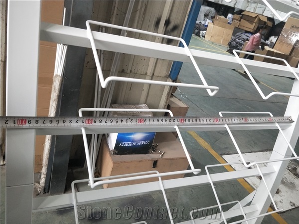 SW017 Courtertop Sample Metal Display Stand Racks