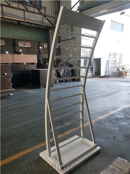 SW017 Courtertop Sample Metal Display Stand Racks