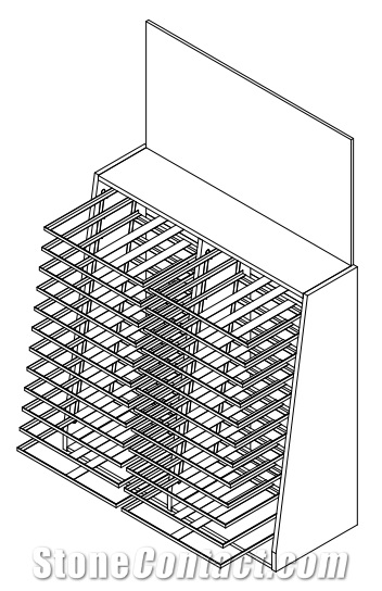 Wooden Floor Push Pull Cabinet