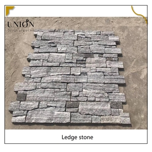 UNION DECO Dove Grey Granite Ledge Stone Wall Cladding Stone UNION DECO Dove Grey Granite Ledge Stone Wall Cladding Stone