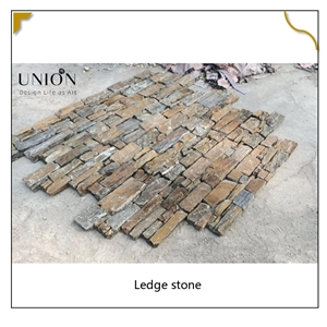 UNION DECO Natural Quartzite Ledger Panel Culture Stone Tile