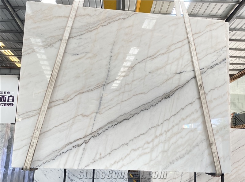 Guangxi White Marlbe  Slabs  Sugar White Marble