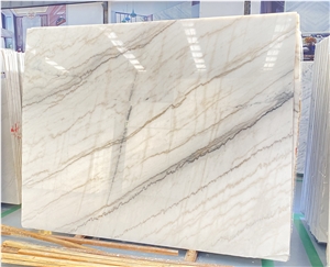 Guangxi White Marlbe  Slabs  Sugar White Marble