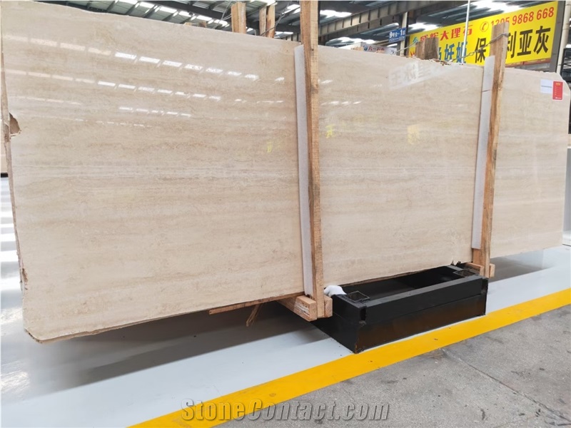 Roman Classic Travertine Slabs Roman Super White Travertine