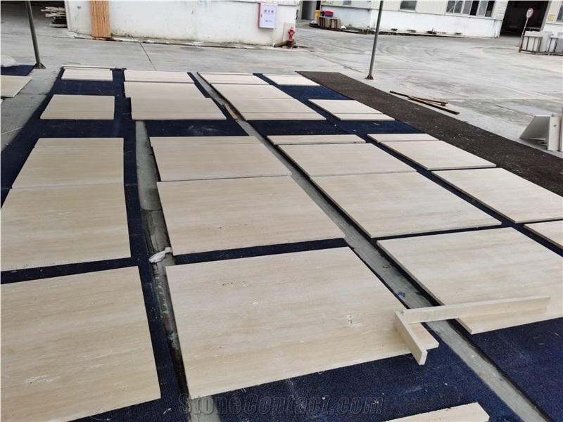 Roman Classic Travertine Slabs Roman Super White Travertine
