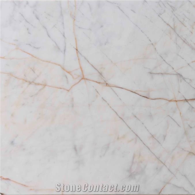 Topaz White Marble Tile