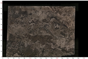 Baroque Brown Marble Slab