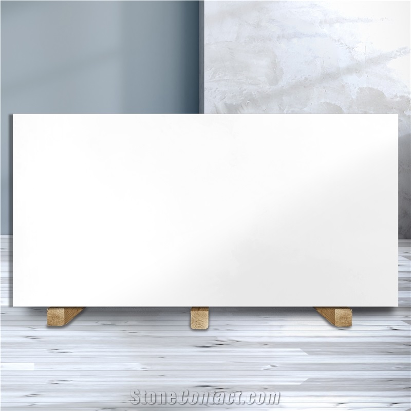 Pure White Quartz Slab