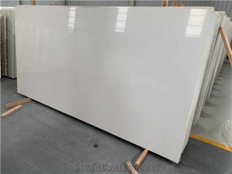 Pure White Quartz Slab