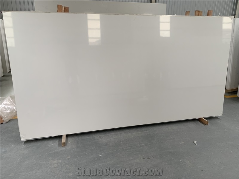 Pure White Quartz Slab