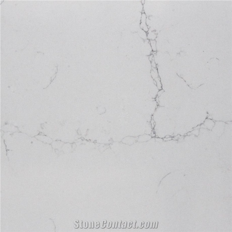 Calacatta Snow White Quartz Tile