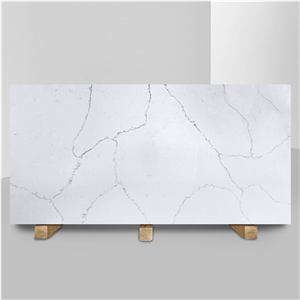 Calacatta Snow White Quartz Slab