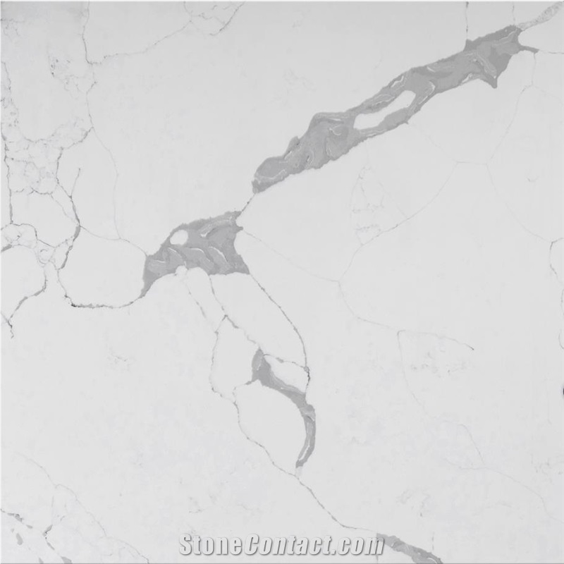 Calacatta White Quartz Tile