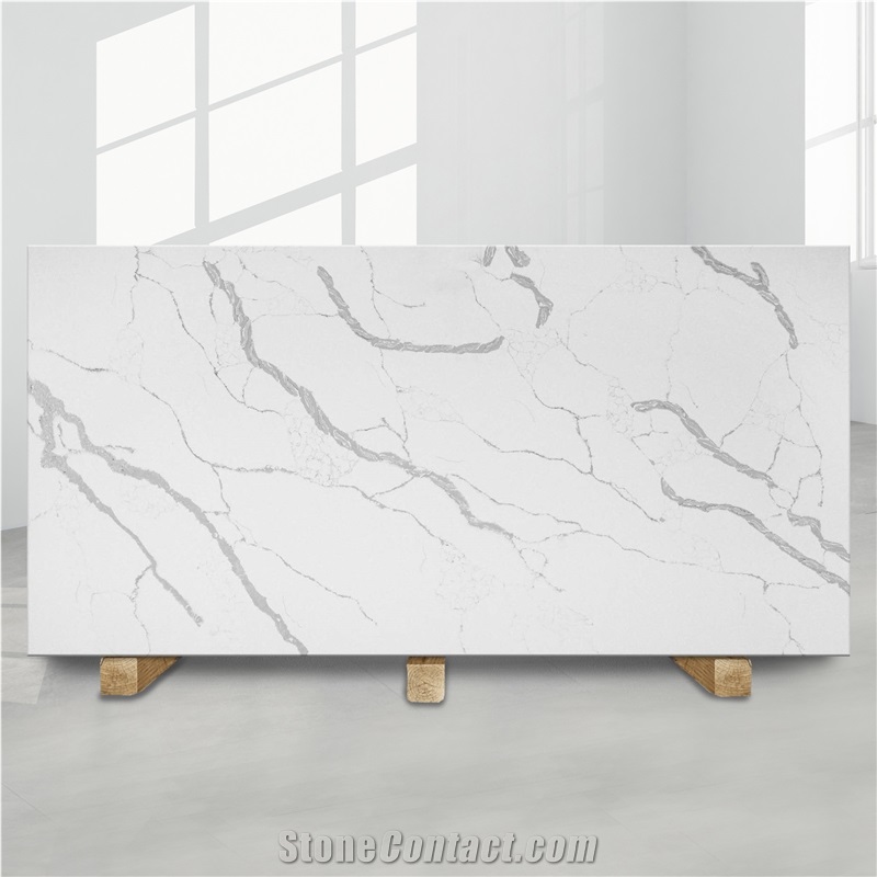 Calacatta Laza Quartz Slab