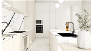 Calacatta Manhattan Quartz Finished Product
