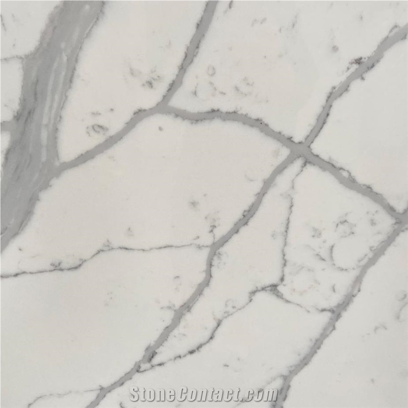 Bianco Venato Quartz Tile