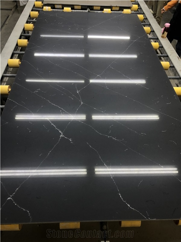 Black Jade Quartz Slab