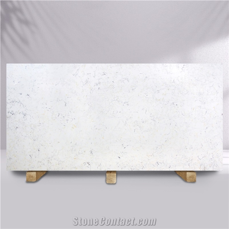 Carrara Primavera Quartz Slab