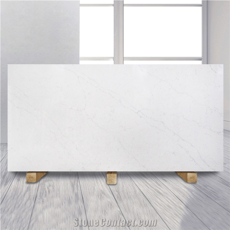 Bianco Primavera Quartz Slab
