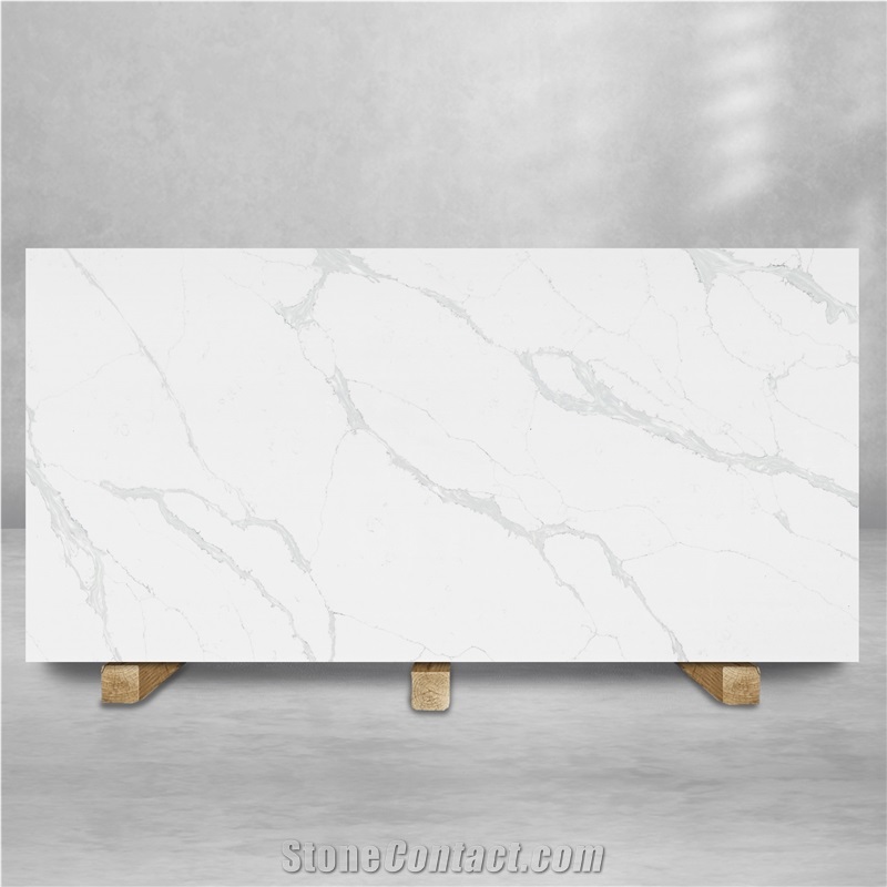 Statuario Quartz Slab