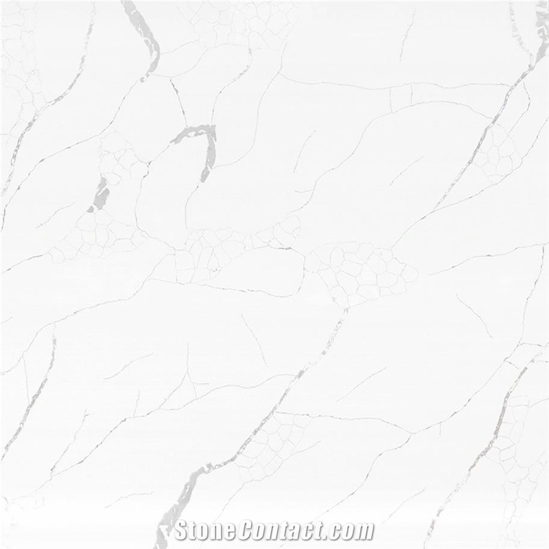 Iceberg White Quartz Tile