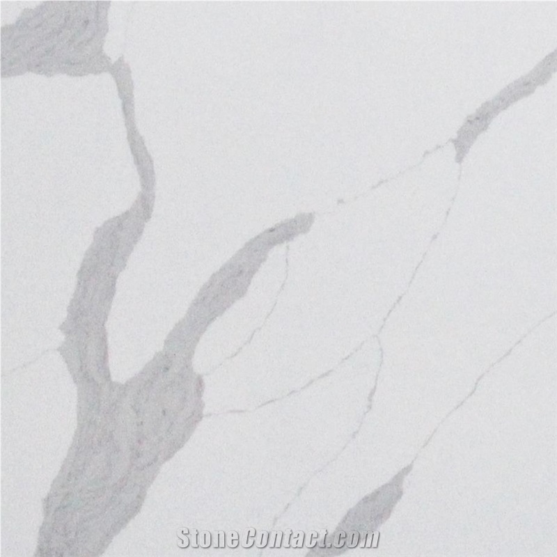 Calacatta Deluxe Quartz Tile