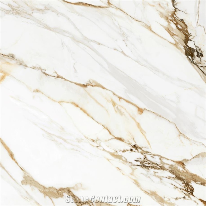 Picasso White Sintered Stone Tile