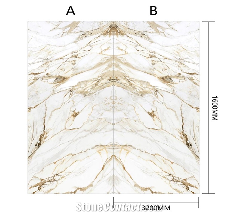 Picasso White Sintered Stone Slab