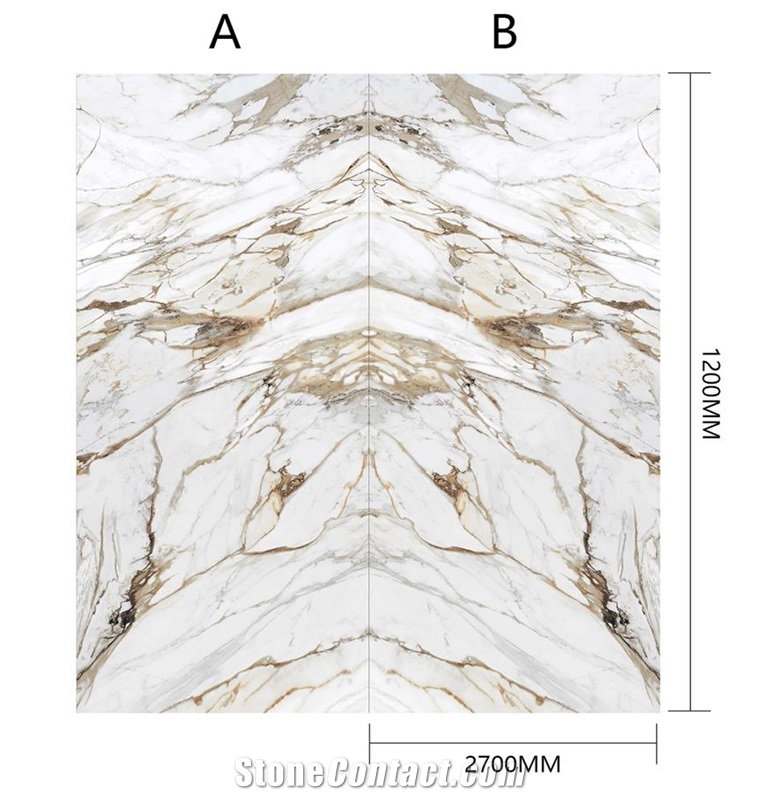 Picasso White Sintered Stone Slab