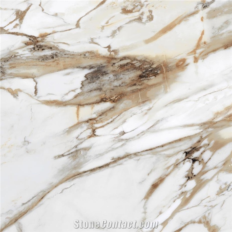 Picasso White Sintered Stone Tile