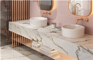 Picasso White Sintered Stone Finished Product