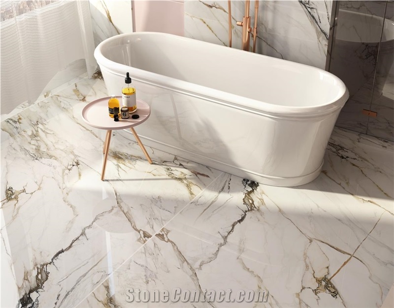 Picasso White Sintered Stone Finished Product