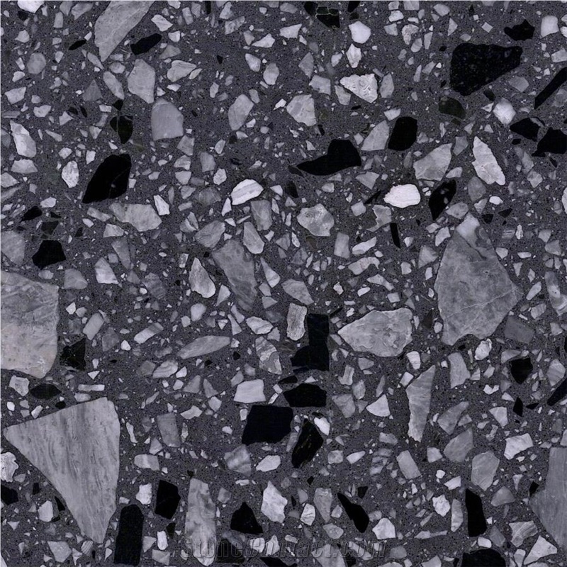 Lilang Dark Grey Terrazzo importance=