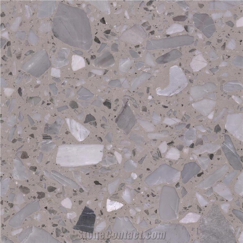 Yabo White Jade Terrazzo importance=