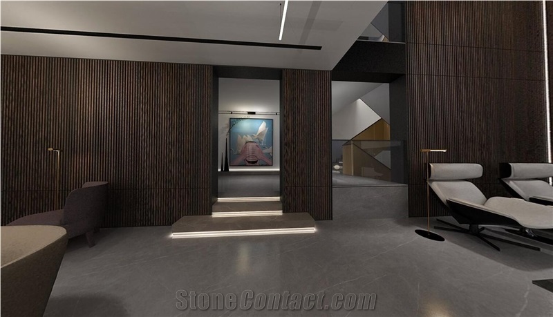 Tundra Dark Sintered Stone Finished Product
