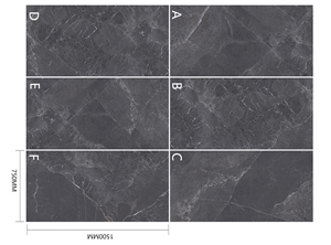 Picasso Dark Grey Sintered Stone Slab