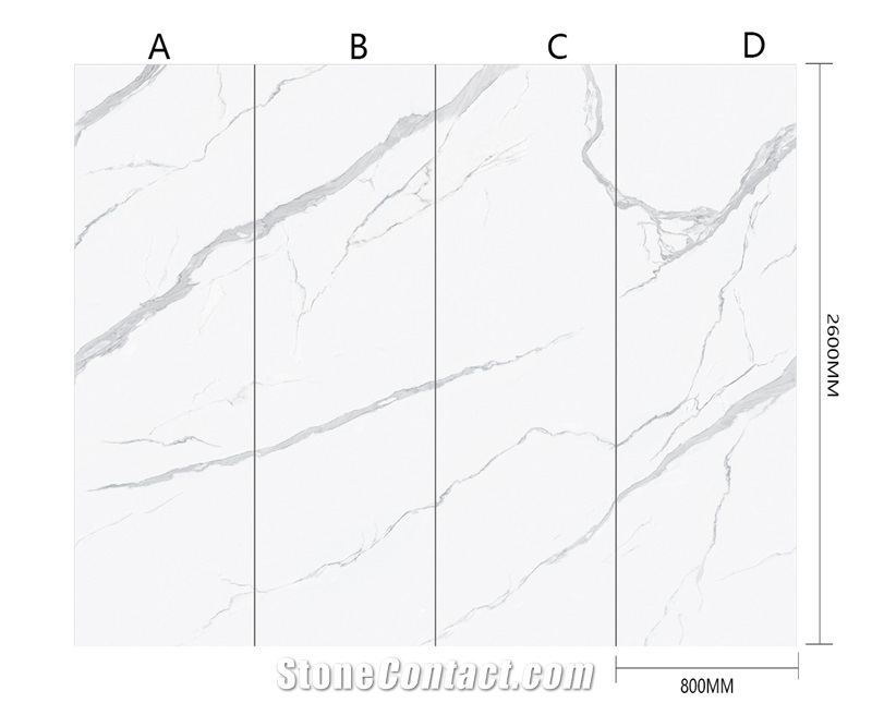 Polar White Sintered Stone Slab