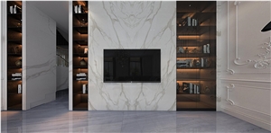 Calacatta Pearl Sintered Stone Finished Product
